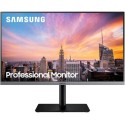 Monitor IPS LED Samsung 27inch LS27R650FDUXEN, Full HD (1920 x 1080), VGA, HDMI, DisplayPort, Pivot, 75 Hz (Negru/Argintiu)