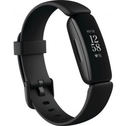 Bratara fitness Fitbit Inspire 2, Bluetooth, rezistent la apa, Negru