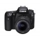 Aparat Foto DSLR Canon EOS 90D, 32.5MP, UHD 4K30p, Autofocus, Wi-Fi, Bluetooth + Obiectiv 18-55mm IS STM