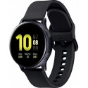 Smartwatch Samsung Galaxy Watch Active 2 SM-R820, Procesor Dual-Core 1.15GHz, Super AMOLED 1.4inch, 768MB RAM, 4GB Flash, Bluetooth, Wi-Fi, Carcasa Aluminiu, Bratara Cauciuc 44mm, Rezistent la apa si praf, Tizen (Negru)