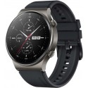 Smartwatch Huawei Watch GT 2 Pro, Display AMOLED 1.39inch, 32MB RAM, 4GB Flash, Bluetooth, GPS, Carcasa Titan, Bratara Silicon, Rezistent la apa, Android/iOS (Negru)
