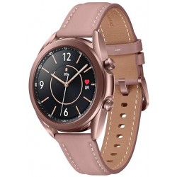 Smartwatch Samsung Galaxy Watch 3 SM-R850, 1GB RAM, 8GB Flash, Bluetooth, Wi-Fi, Rezistent la apa si praf, Tizen, Auriu