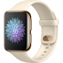 Smartwatch OPPO Watch, AMOLED Flexible Dual-Curved 1.91inch, Bluetooth, Wi-Fi, 4G, Bratara Silicon 46mm, Carcasa Aluminiu, Rezistent la apa (Auriu)
