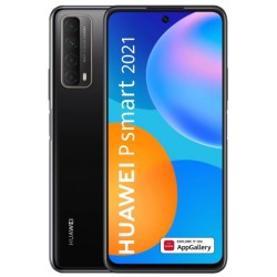 Smartphone Huawei P Smart 2021, 6.67", 4GB RAM, 128GB Flash, Camera Quad, 4G, Wi-Fi, Dual SIM, Android, Negru